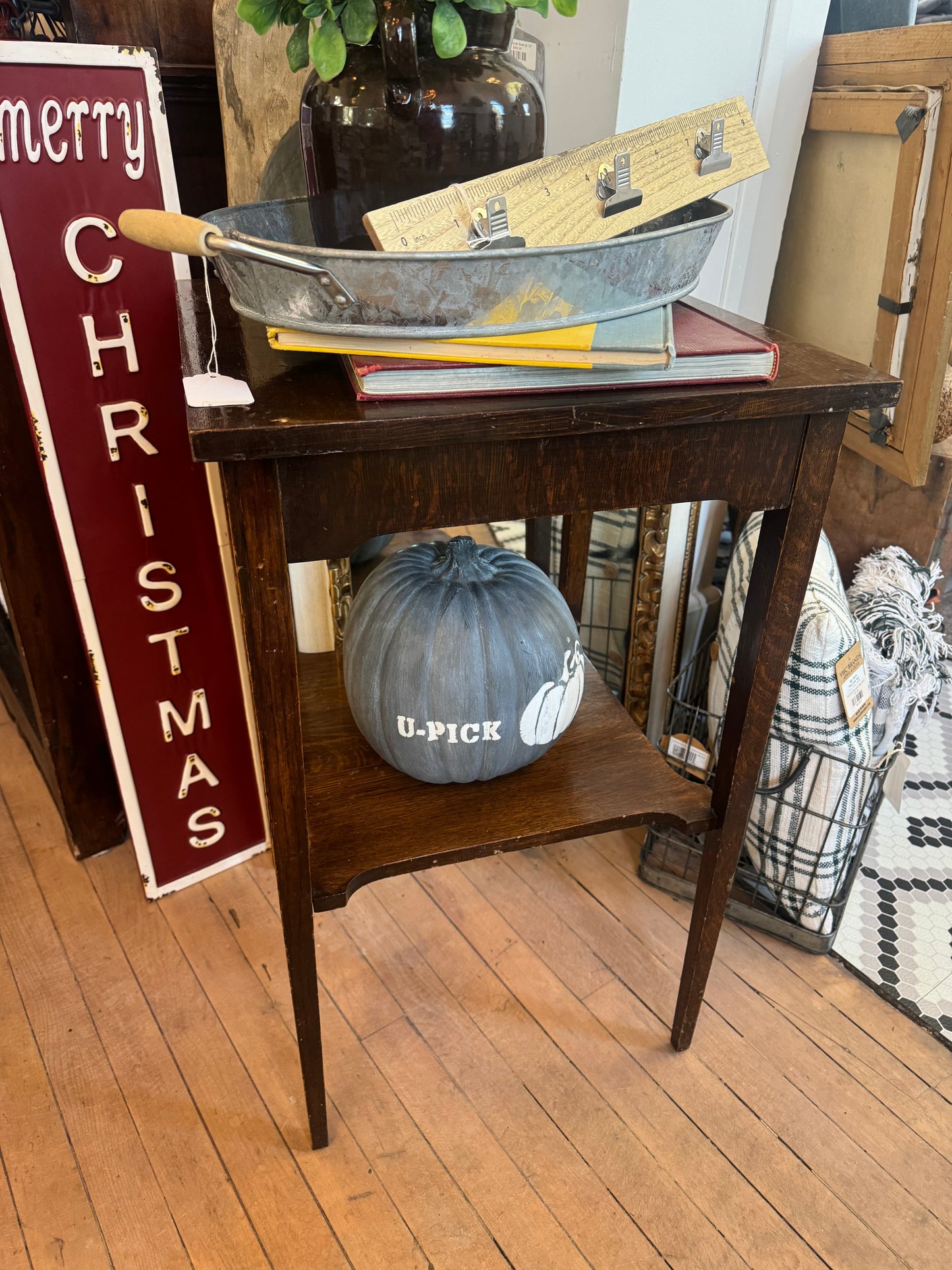 Antique Tiger Oak Table