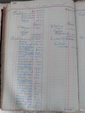 Ledger Pages from 1940-1975 (5 pages per bundle)