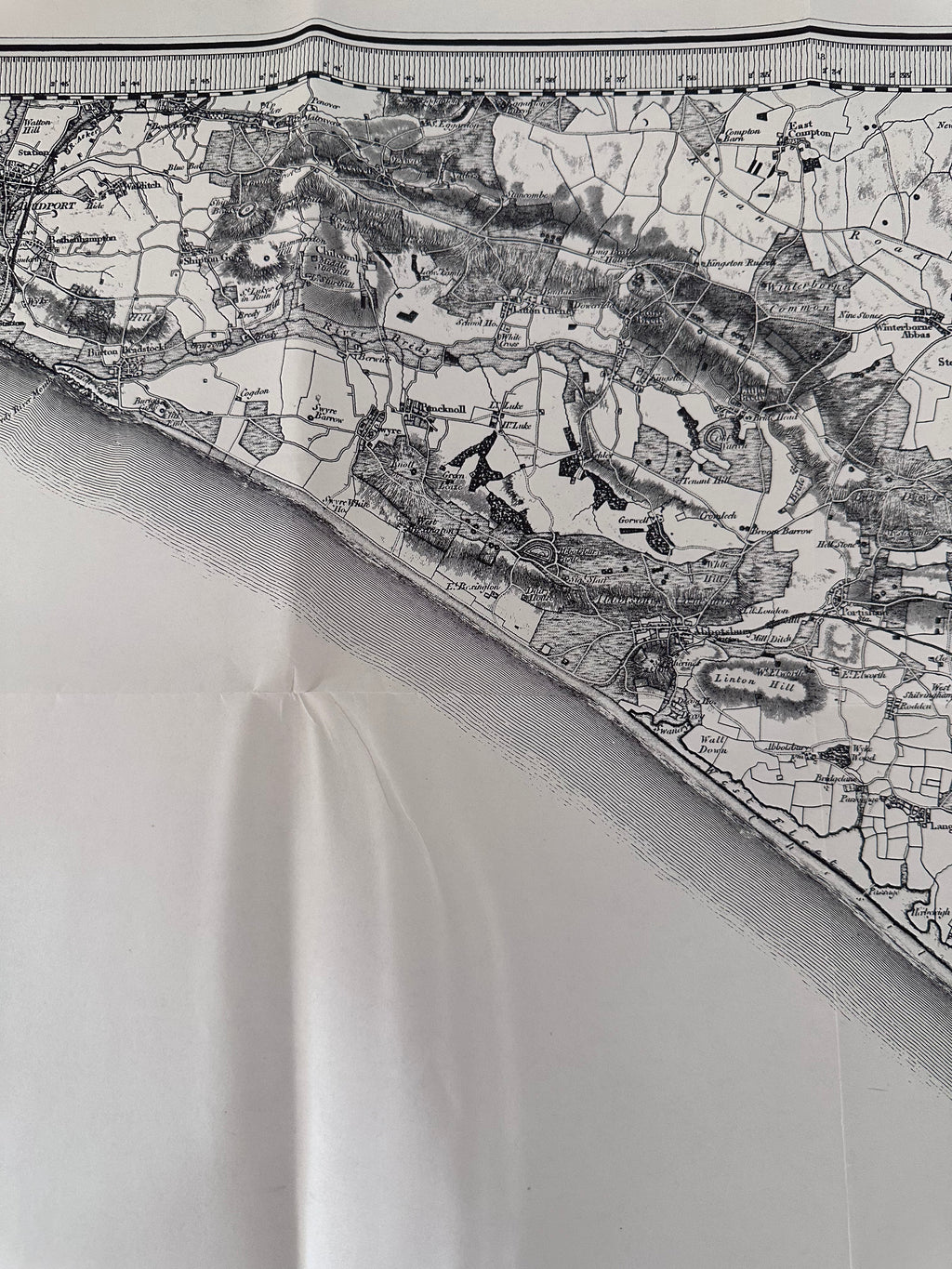Red Ordinance Survey of England and Wales Dorchester and Portland Sheet 92