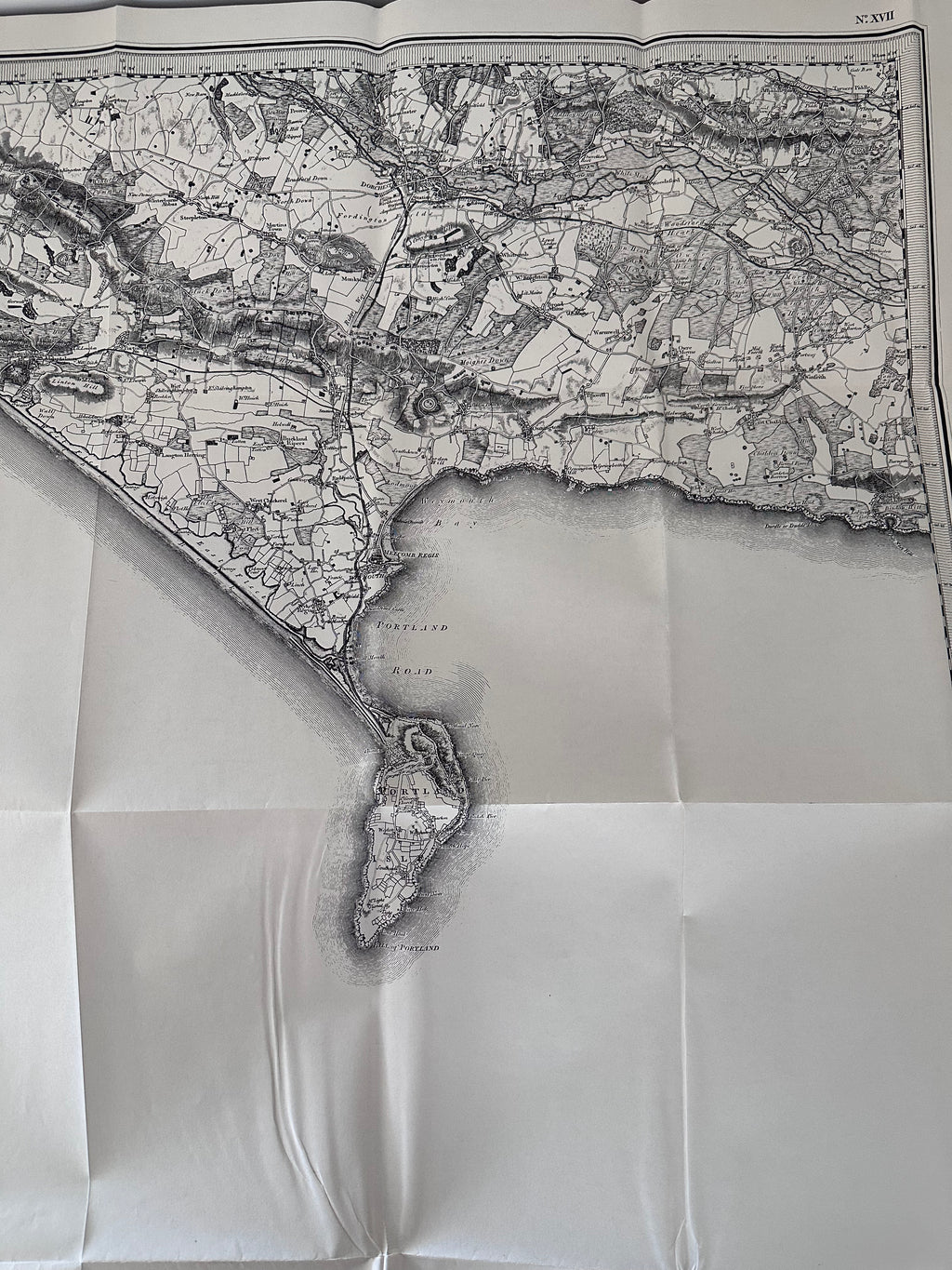 Red Ordinance Survey of England and Wales Dorchester and Portland Sheet 92