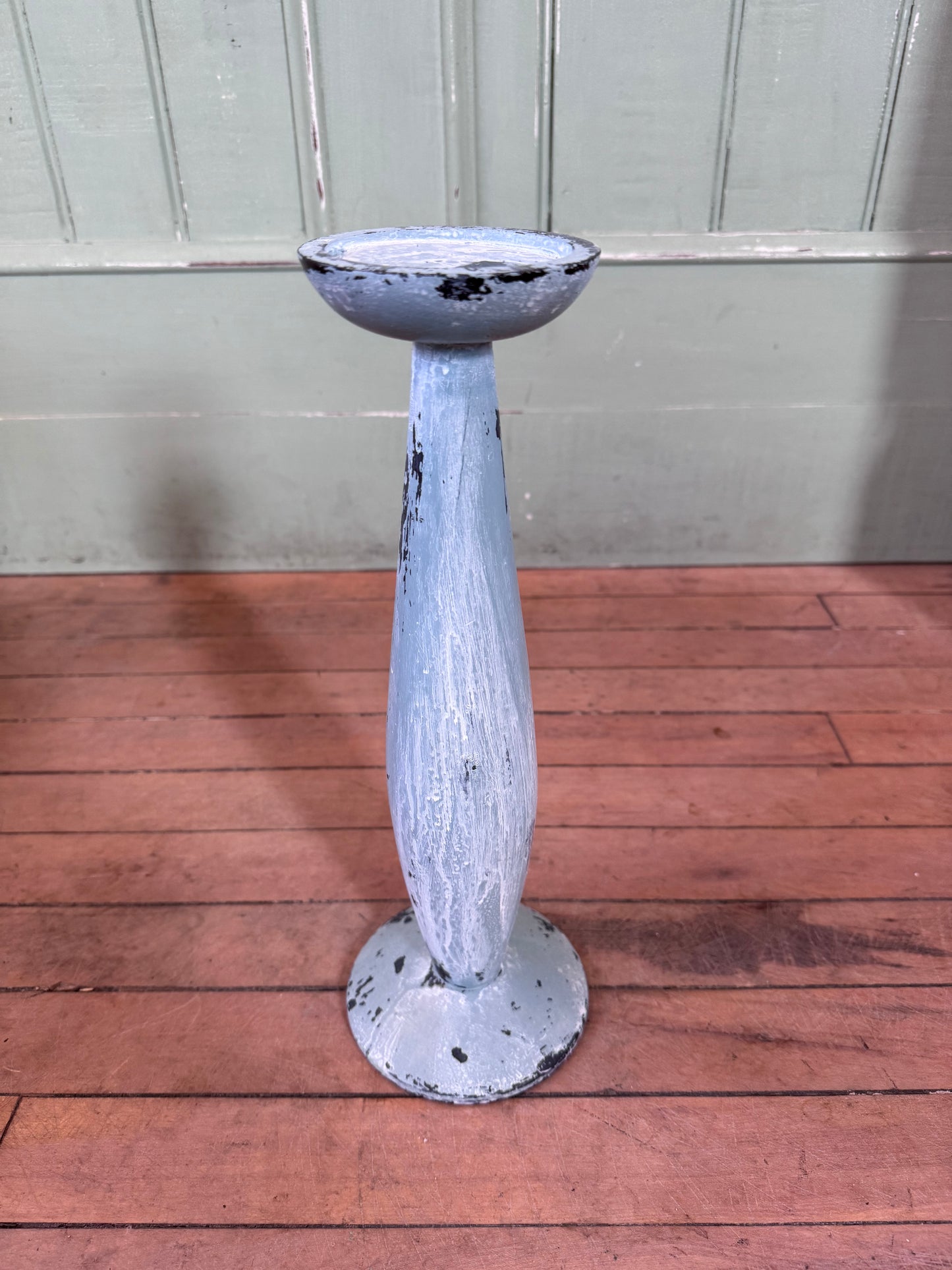 Hand Painted wood Candlestick