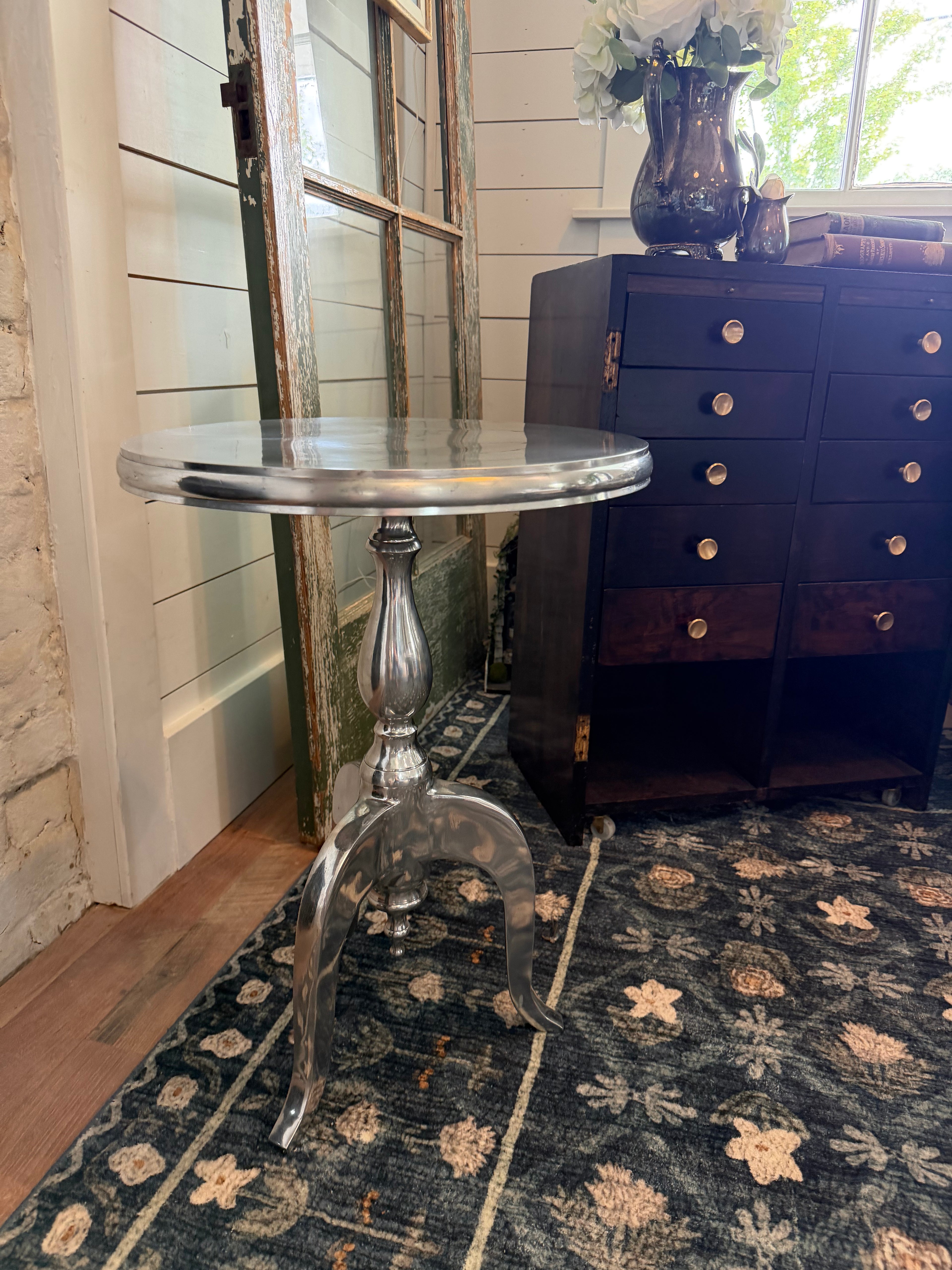 Cast Aluminum Side Table