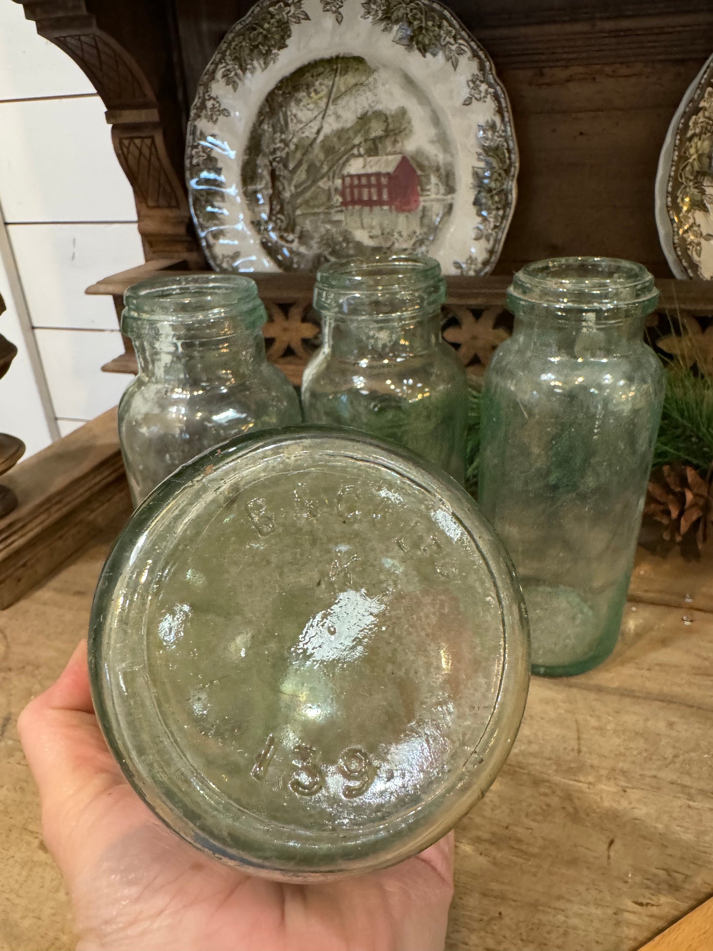 Antique Welsh Canning Jar