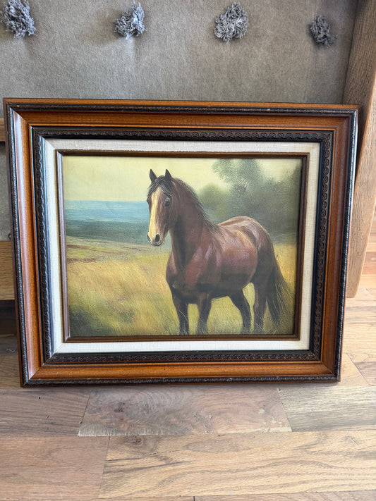 Large frame with Horse Art