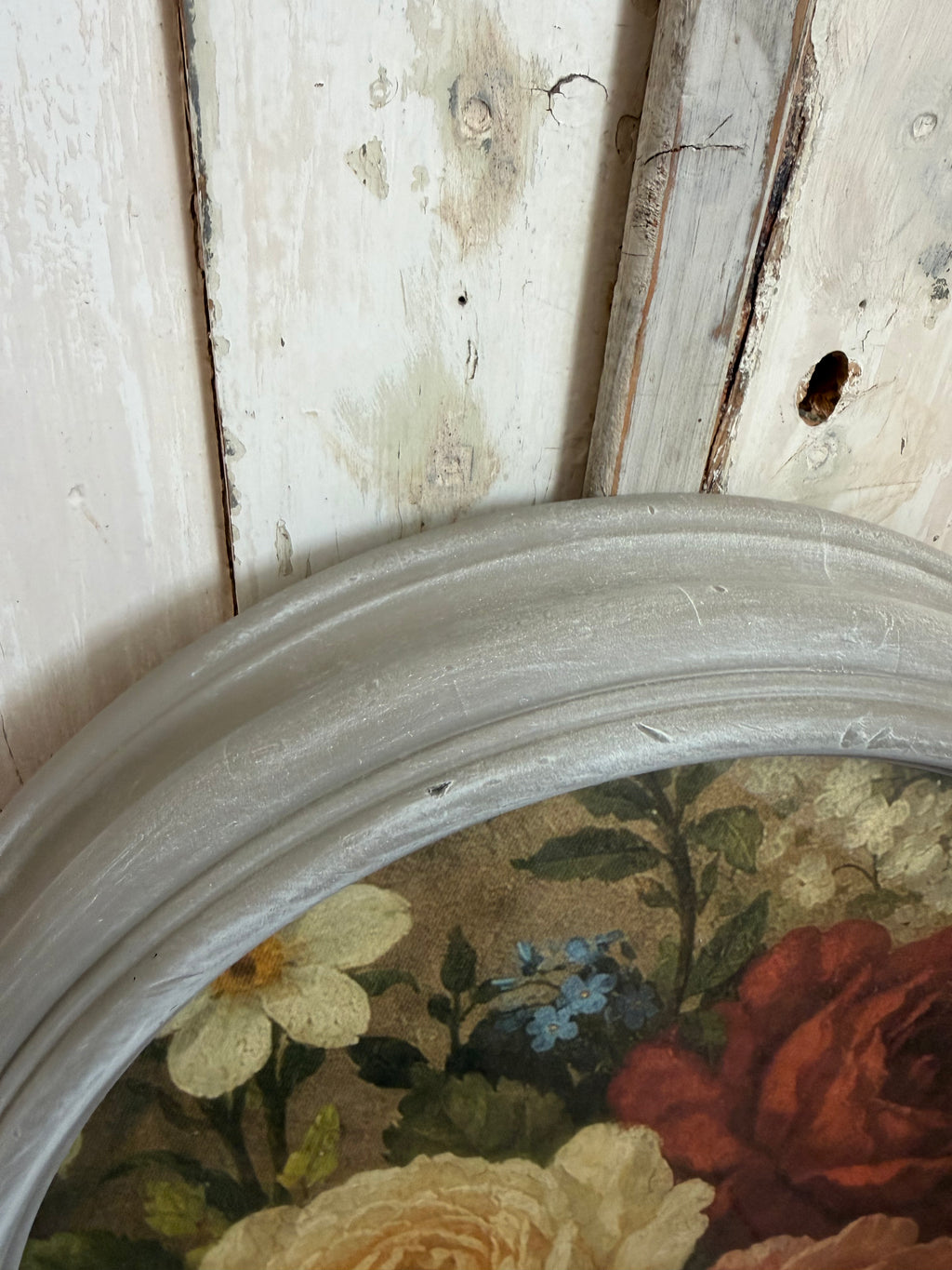 Round floral art 16” across