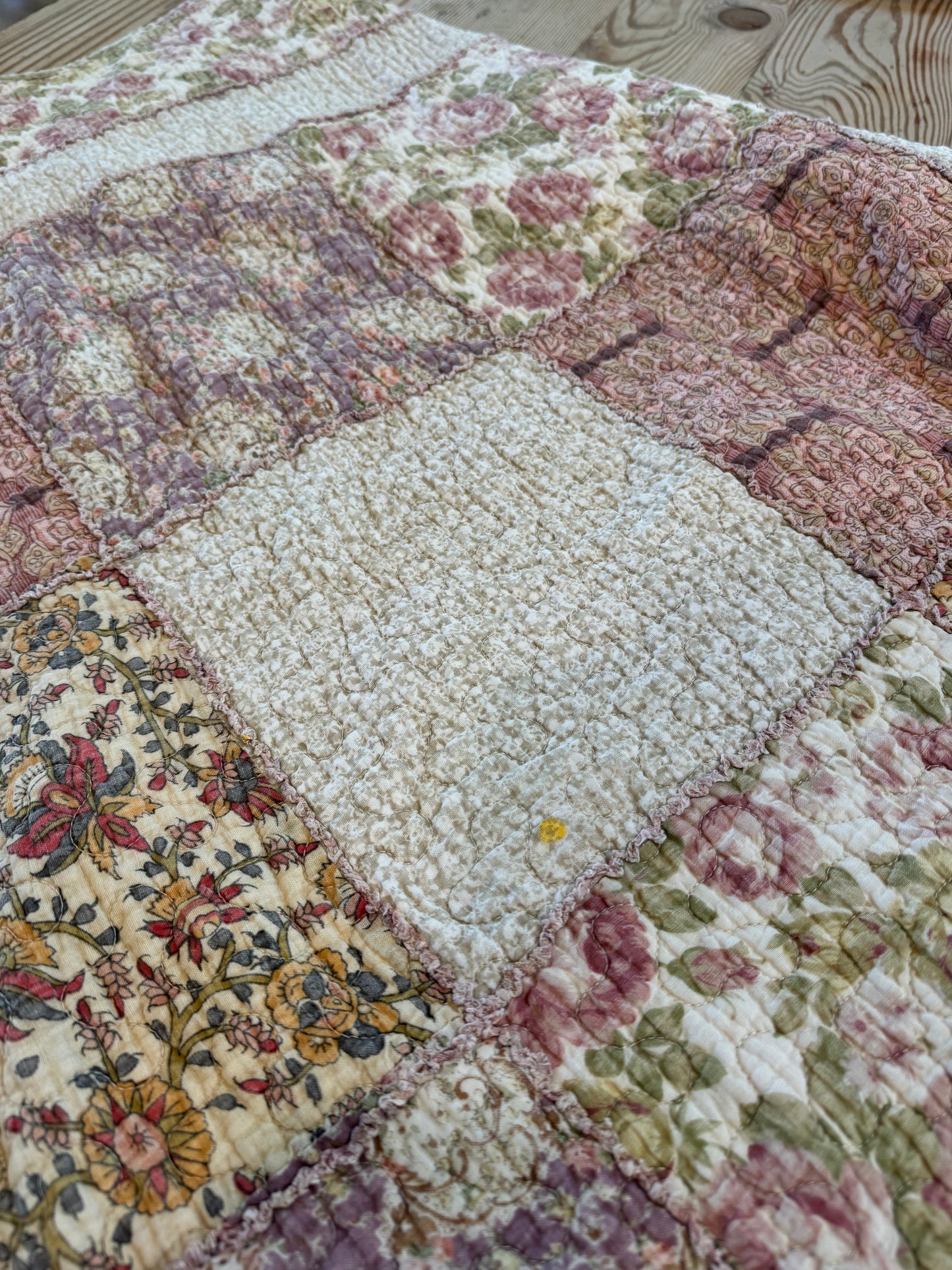 Crib Quilt - Has stains as pictured