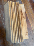 Bundle of 10 cedar wood blanks 13.5x.5”