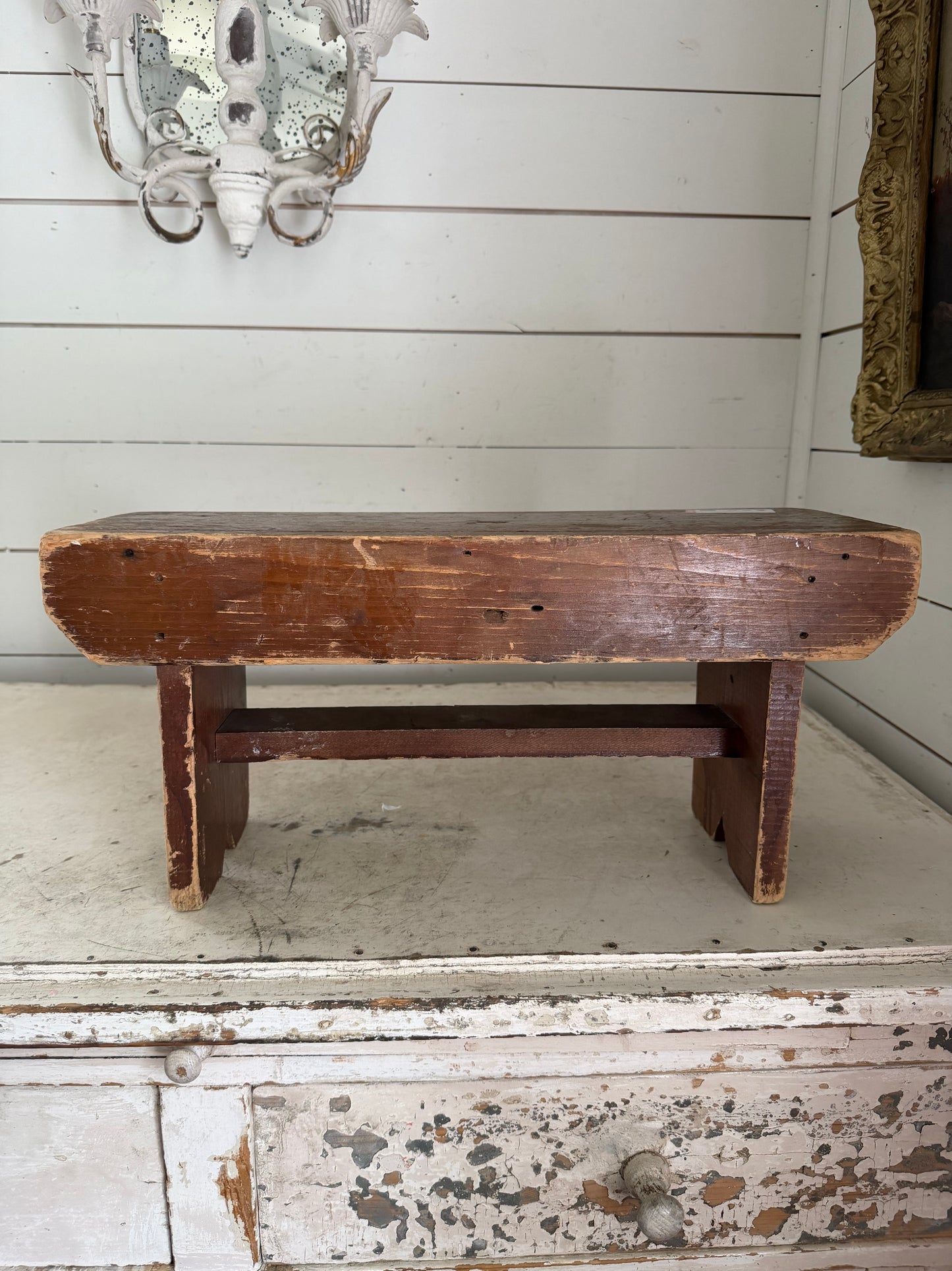 Wood stool will get makeover
