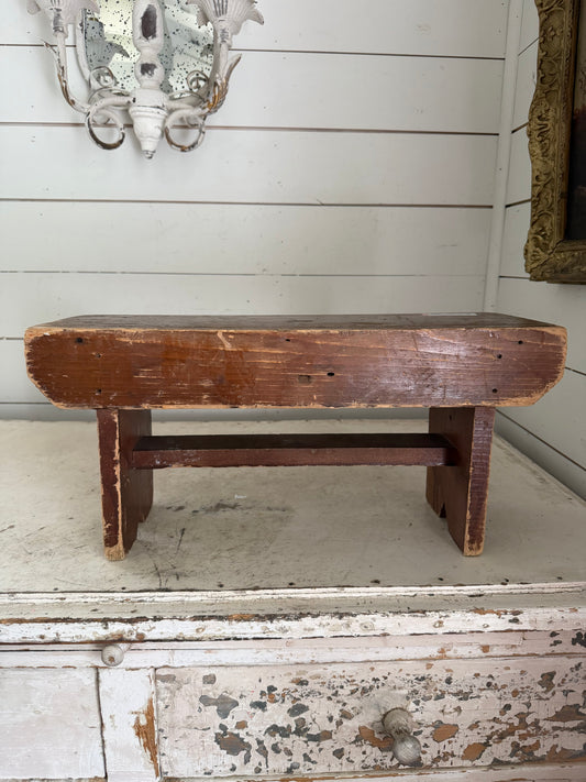 Wood stool will get makeover