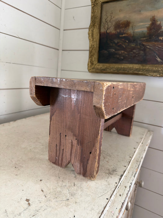 Wood stool will get makeover