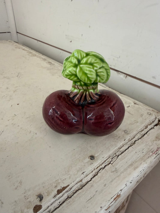 Vintage beet salt shaker