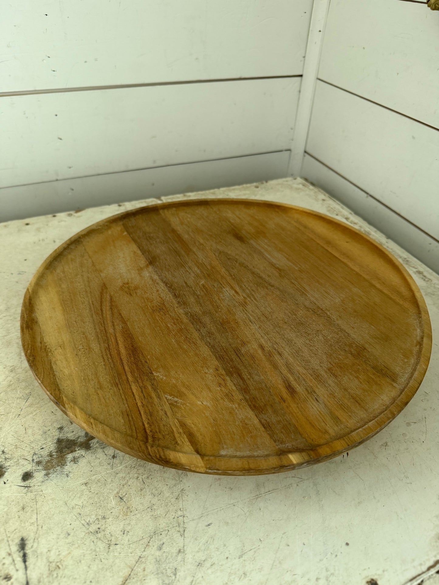 Wood Pedastal, will get makeover