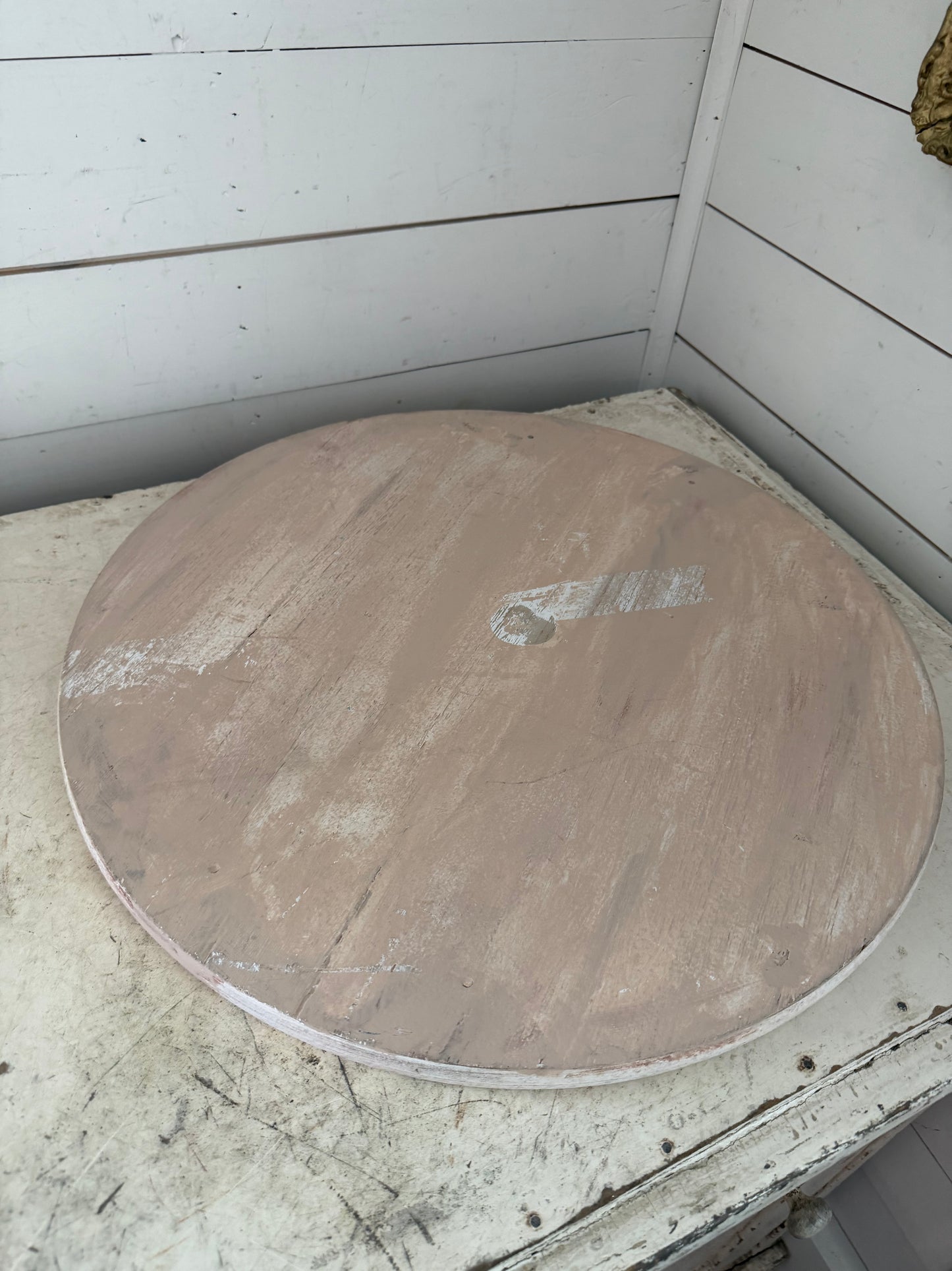 Large wood tray will get makeover