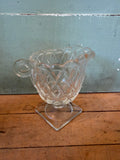 Vintage Creamer Indiana Clear Glass Pressed Glass Pretzel