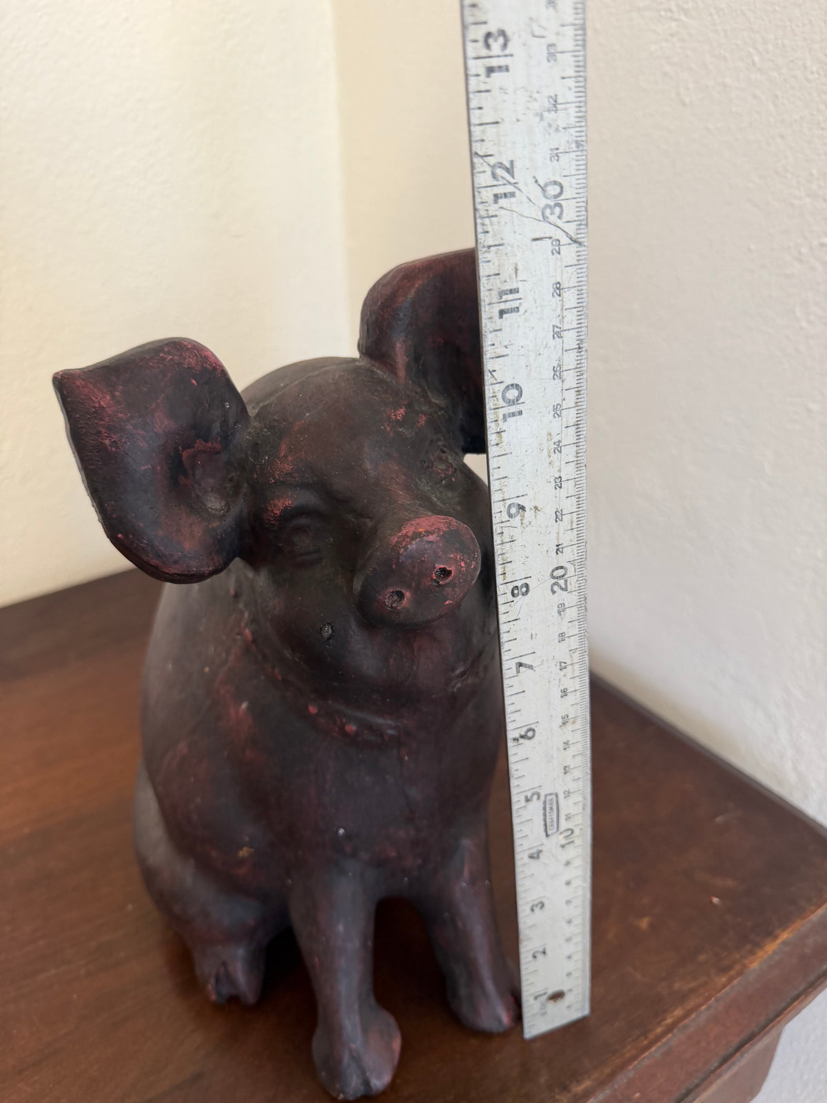 Resin pig will get makeover