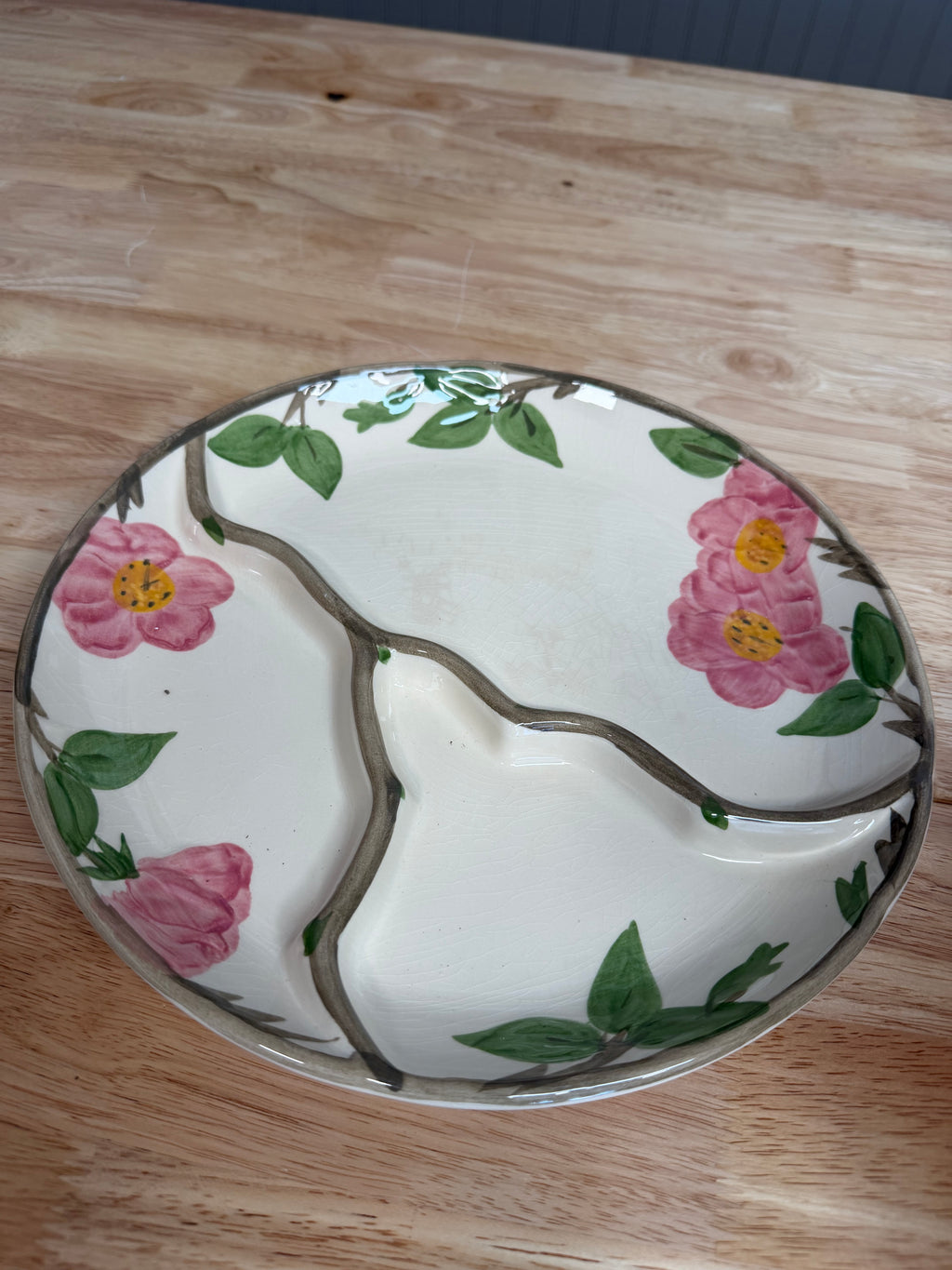 vintage Franciscan Desert Rose earthenware dinnerware
