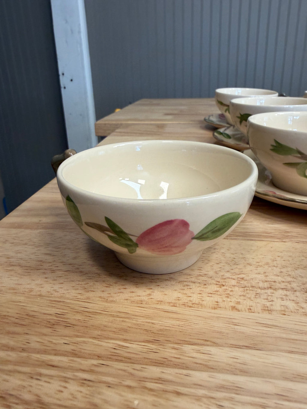 vintage Franciscan Desert Rose earthenware dinnerware