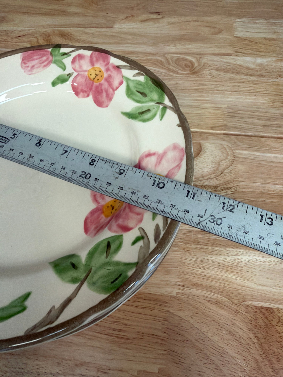 vintage Franciscan Desert Rose earthenware dinnerware