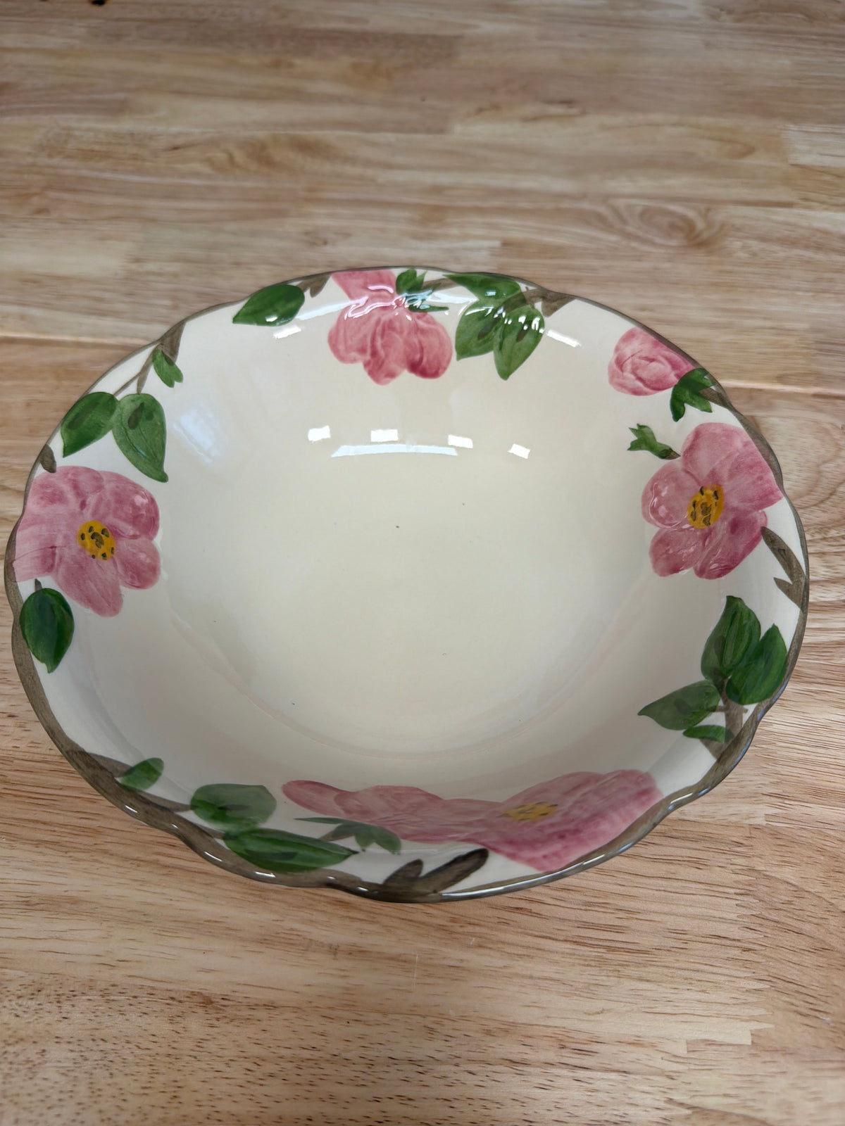 vintage Franciscan Desert Rose earthenware dinnerware