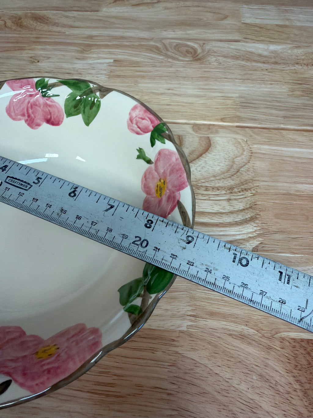 vintage Franciscan Desert Rose earthenware dinnerware