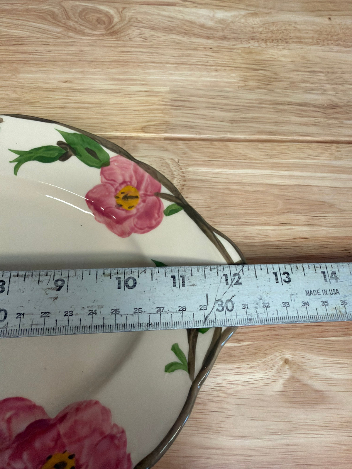 vintage Franciscan Desert Rose earthenware dinnerware