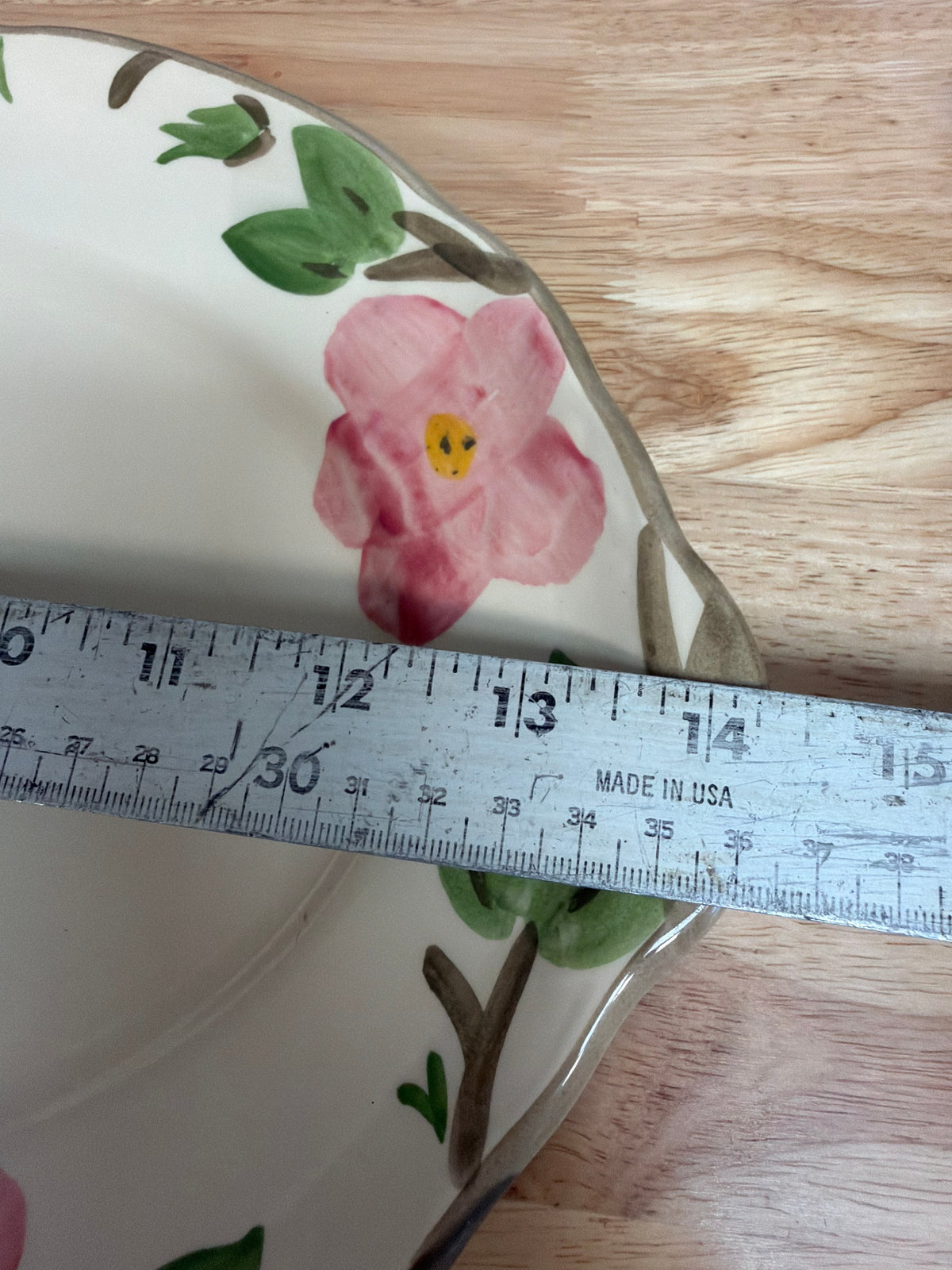 vintage Franciscan Desert Rose earthenware dinnerware