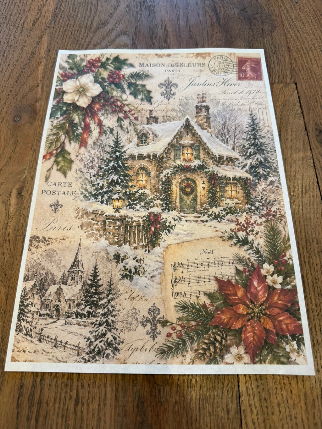 New Maison De Fleur Ephemera | JRV A4 Rice Paper