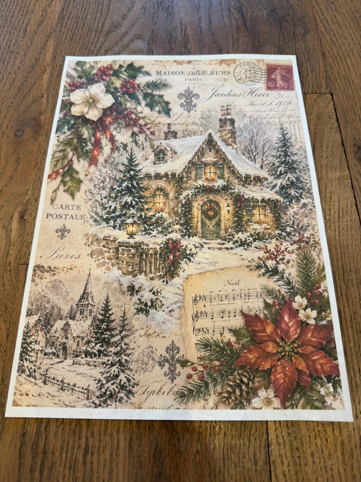 New Maison De Fleur Ephemera | JRV A4 Rice Paper
