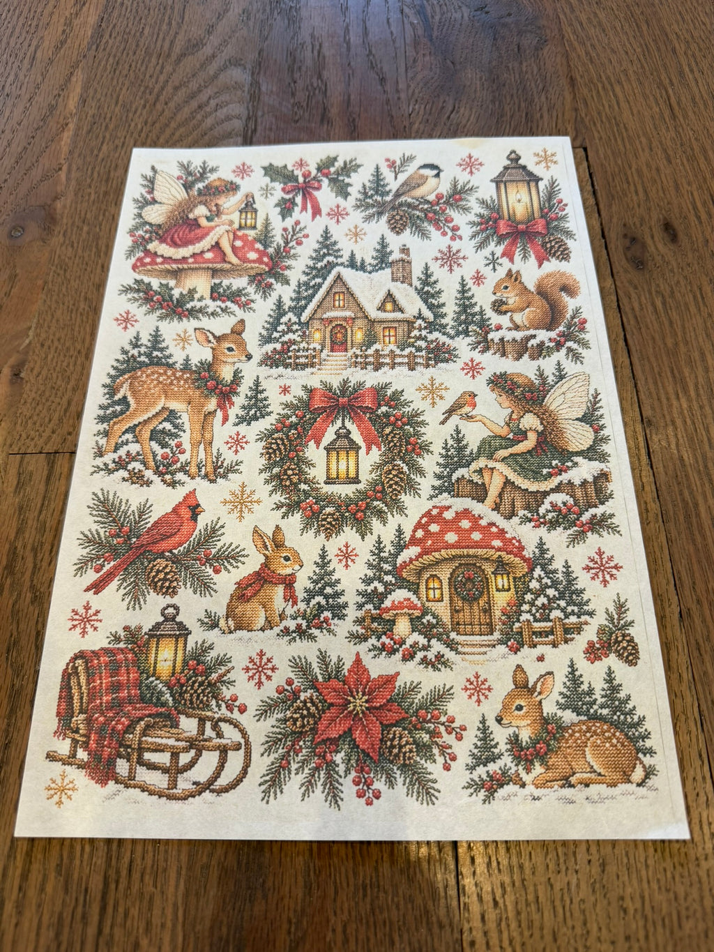 New Cross Stitch Wonderland | JRV A4 Rice Paper