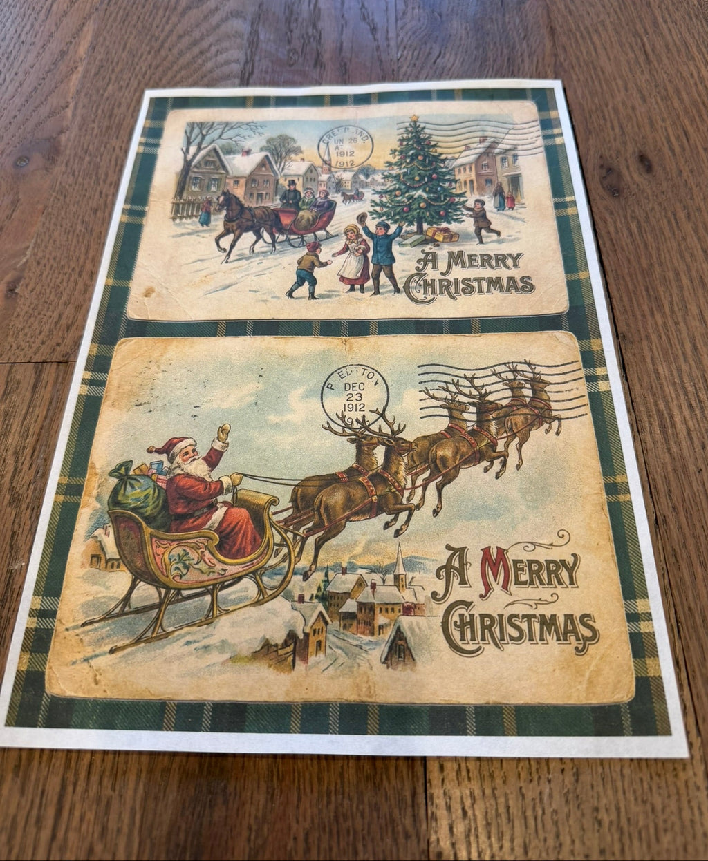 New Christmas Postcard | JRV A4 Rice Paper