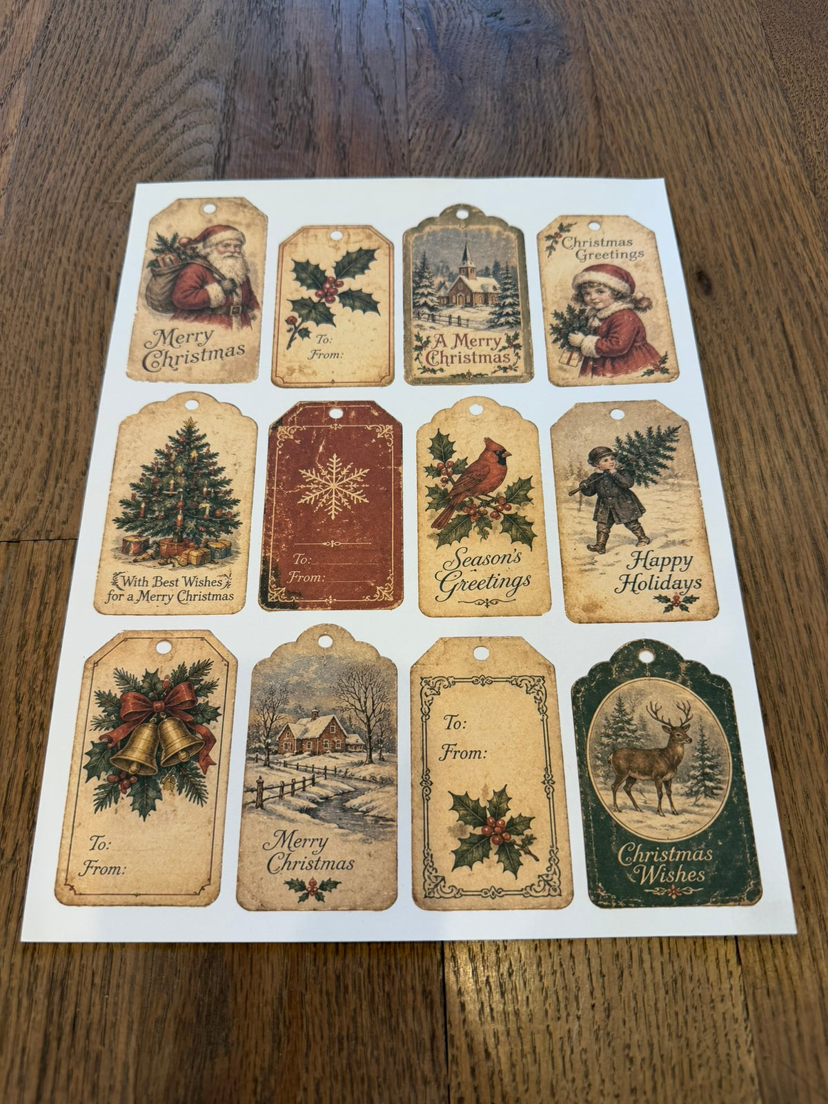 New Christmas Tags 2 | JRV Cardstock
