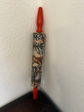 Woodland Christmas rolling pin for decor