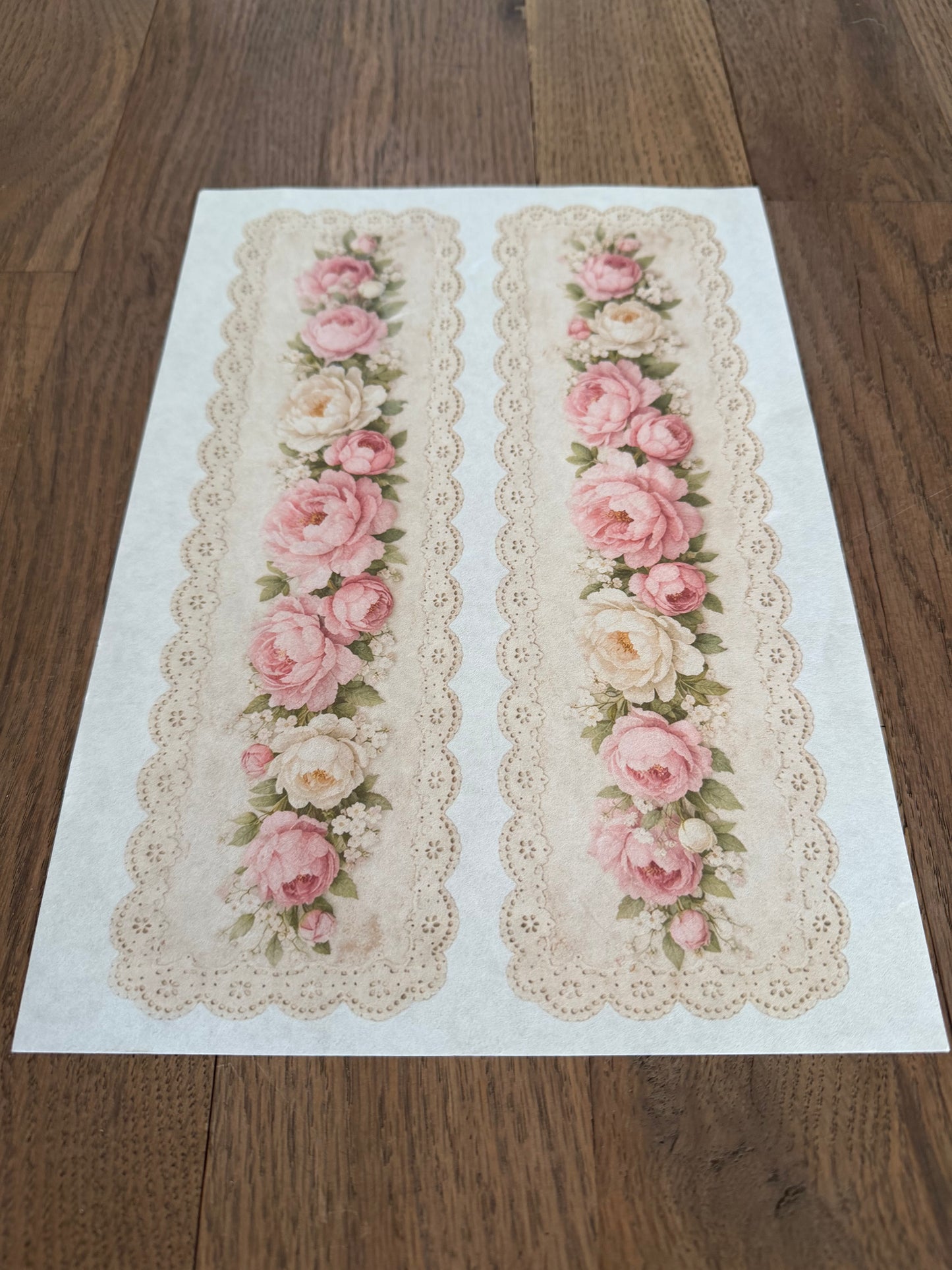 Floral Runner | JRV A4 Rice Paper