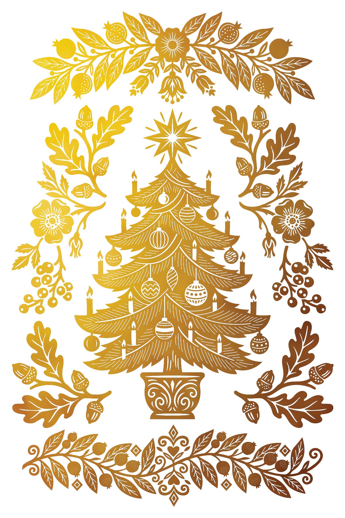 Angels Sing | Gilded Foil Transfer | IOD Iron Orchid Designs