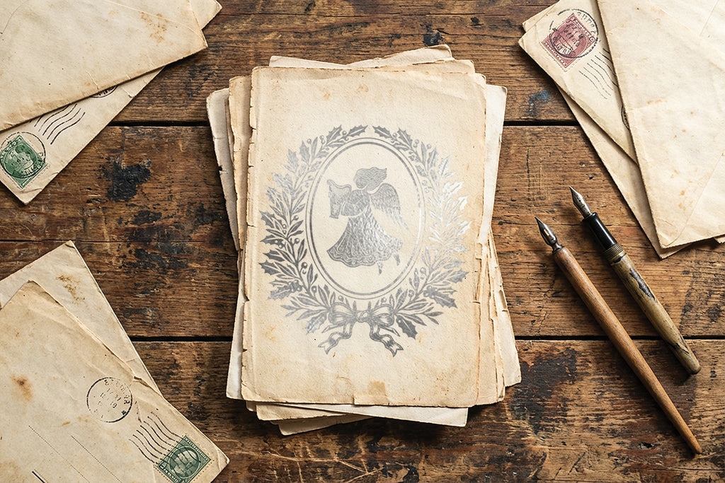 Angels Sing | Gilded Foil Transfer | IOD Iron Orchid Designs
