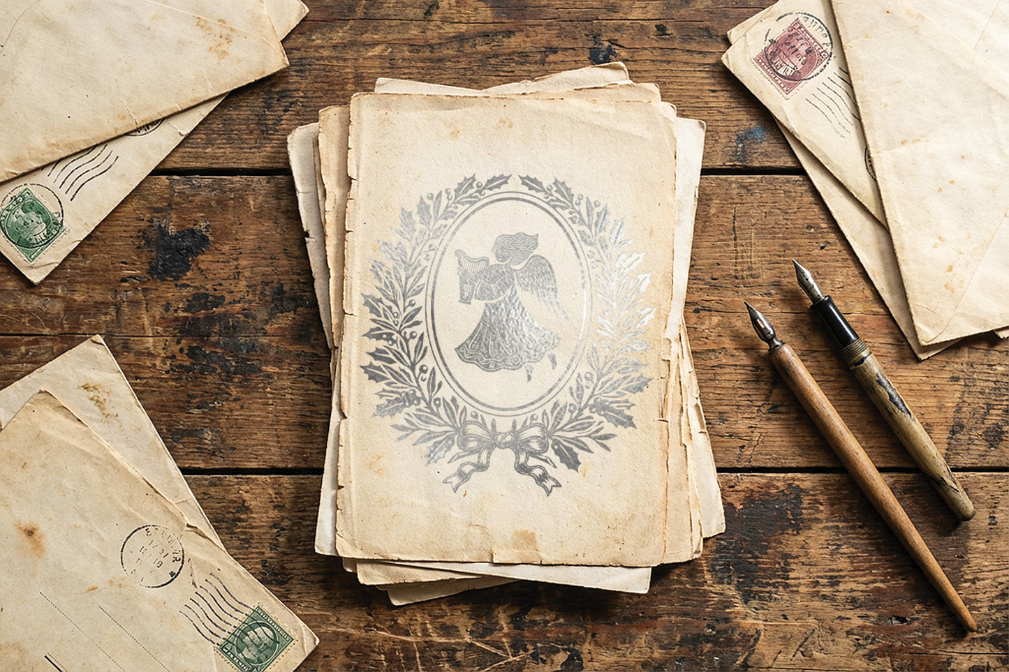 Angels Sing | Gilded Foil Transfer | IOD Iron Orchid Designs