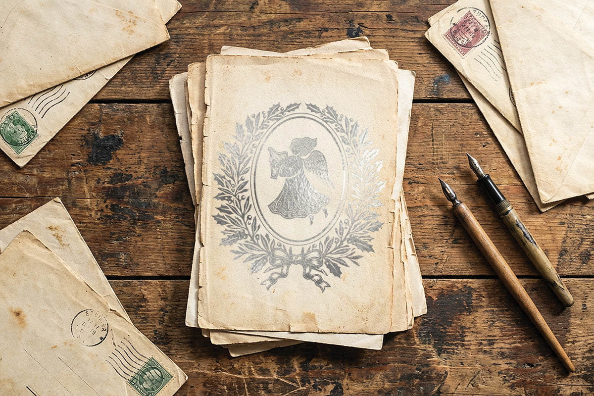 Angels Sing | Gilded Foil Transfer | IOD Iron Orchid Designs