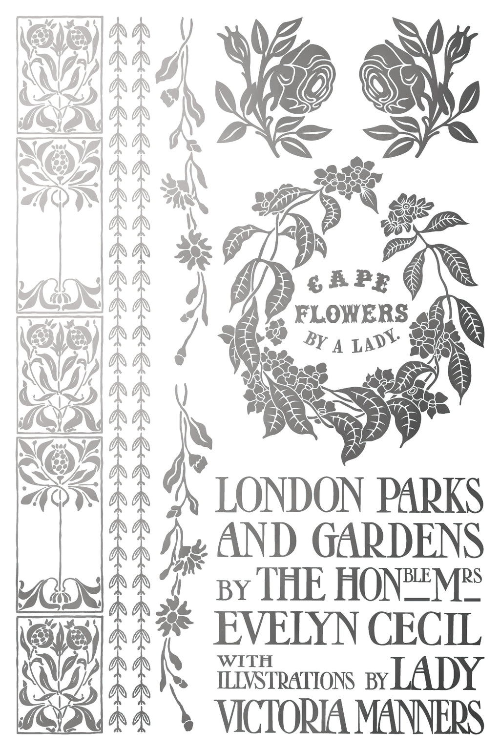 Athenæum | Gilded Foil Transfer | IOD Iron Orchid Designs