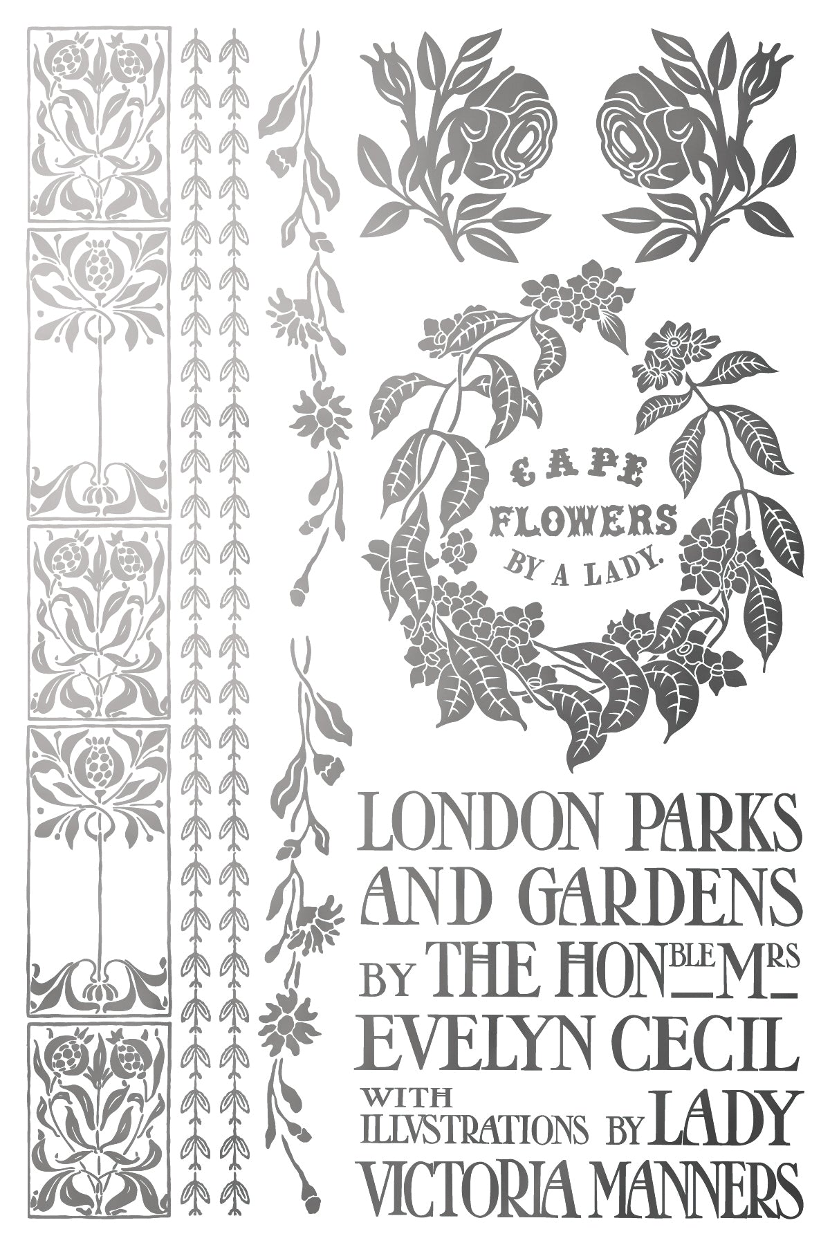 Athenæum | Gilded Foil Transfer | IOD Iron Orchid Designs