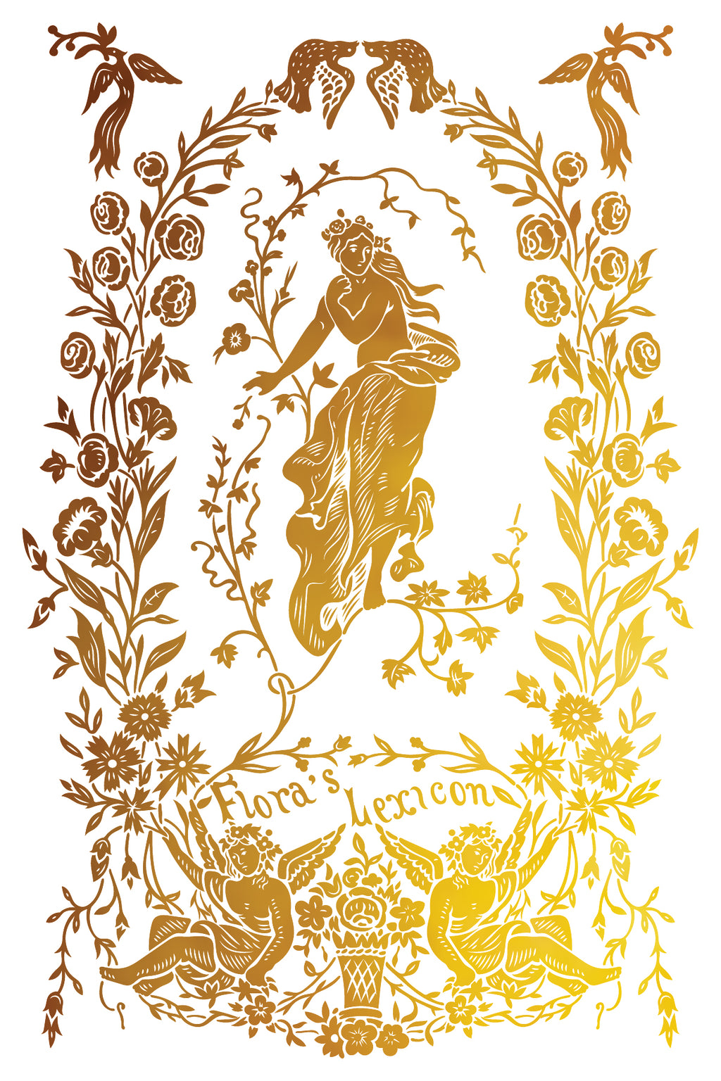 Athenæum | Gilded Foil Transfer | IOD Iron Orchid Designs
