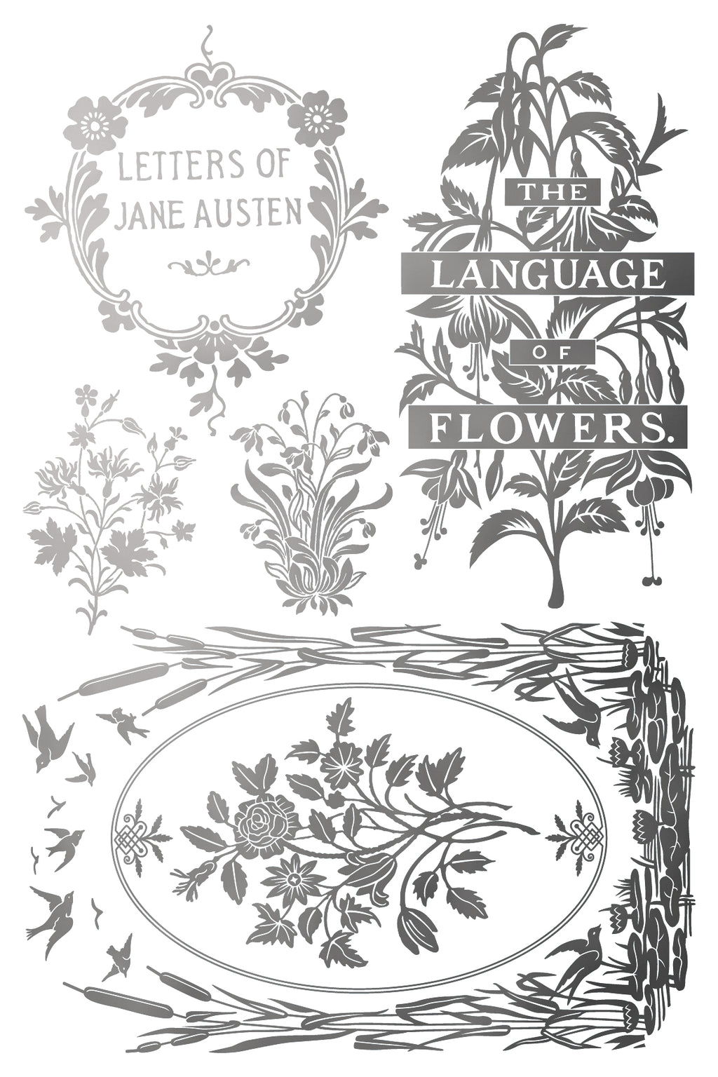Athenæum | Gilded Foil Transfer | IOD Iron Orchid Designs