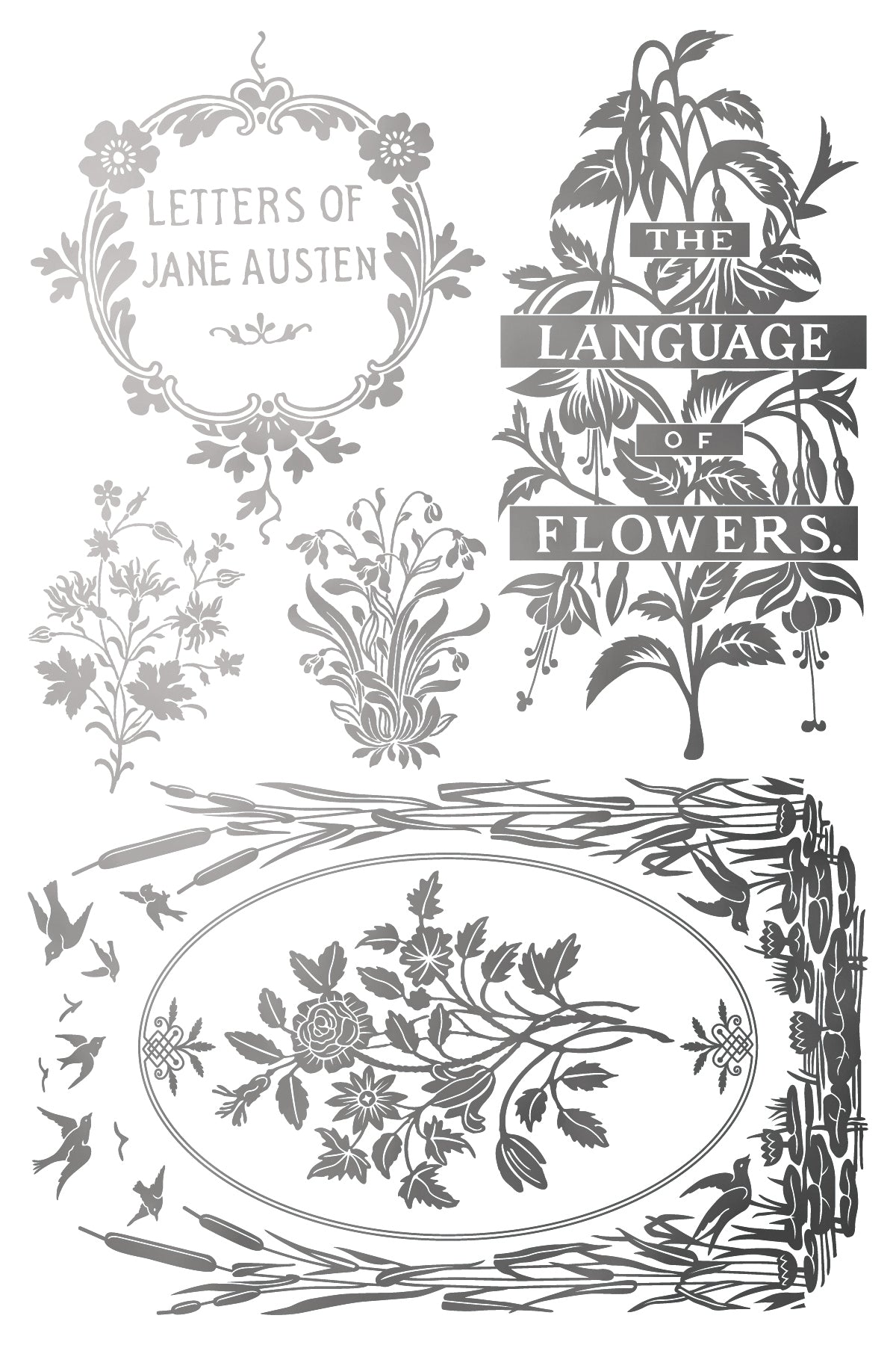 Athenæum | Gilded Foil Transfer | IOD Iron Orchid Designs