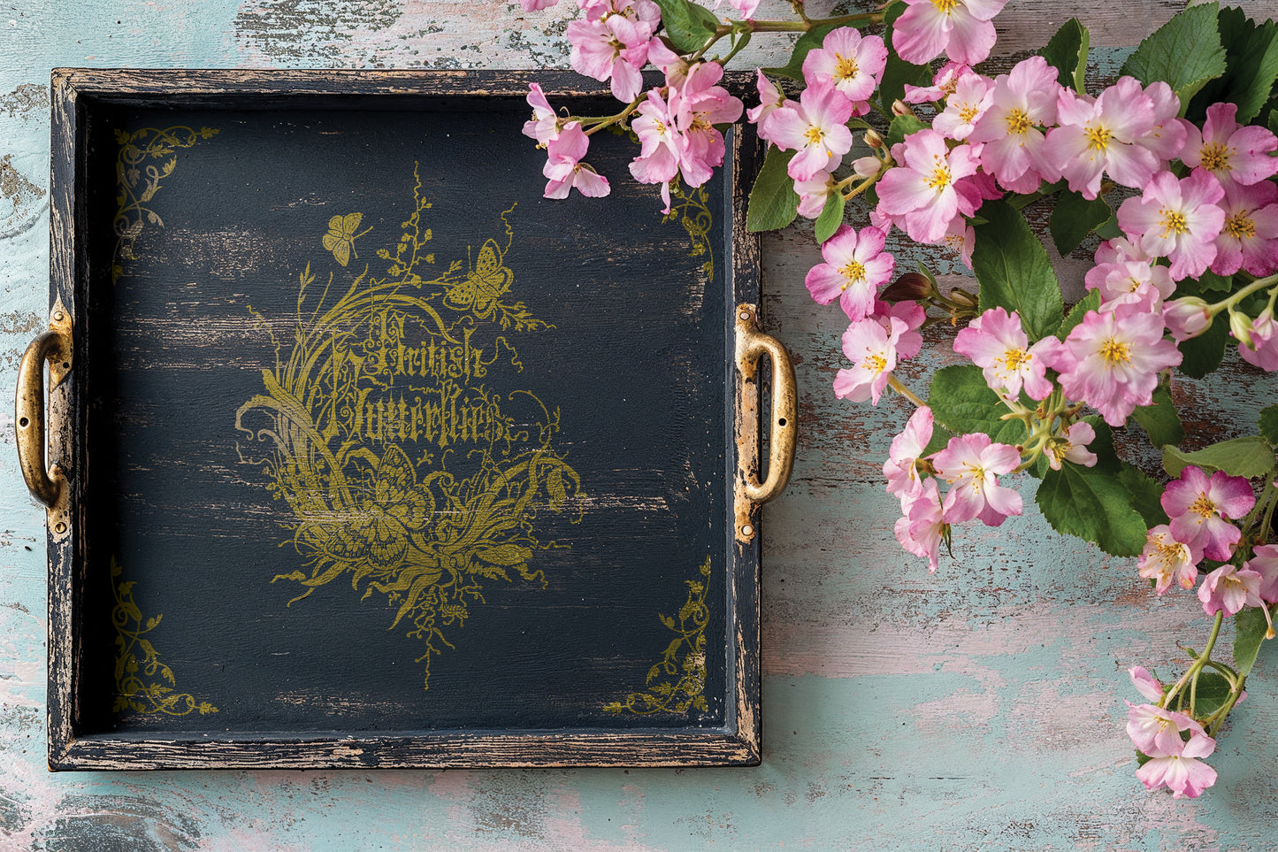 Athenæum | Gilded Foil Transfer | IOD Iron Orchid Designs