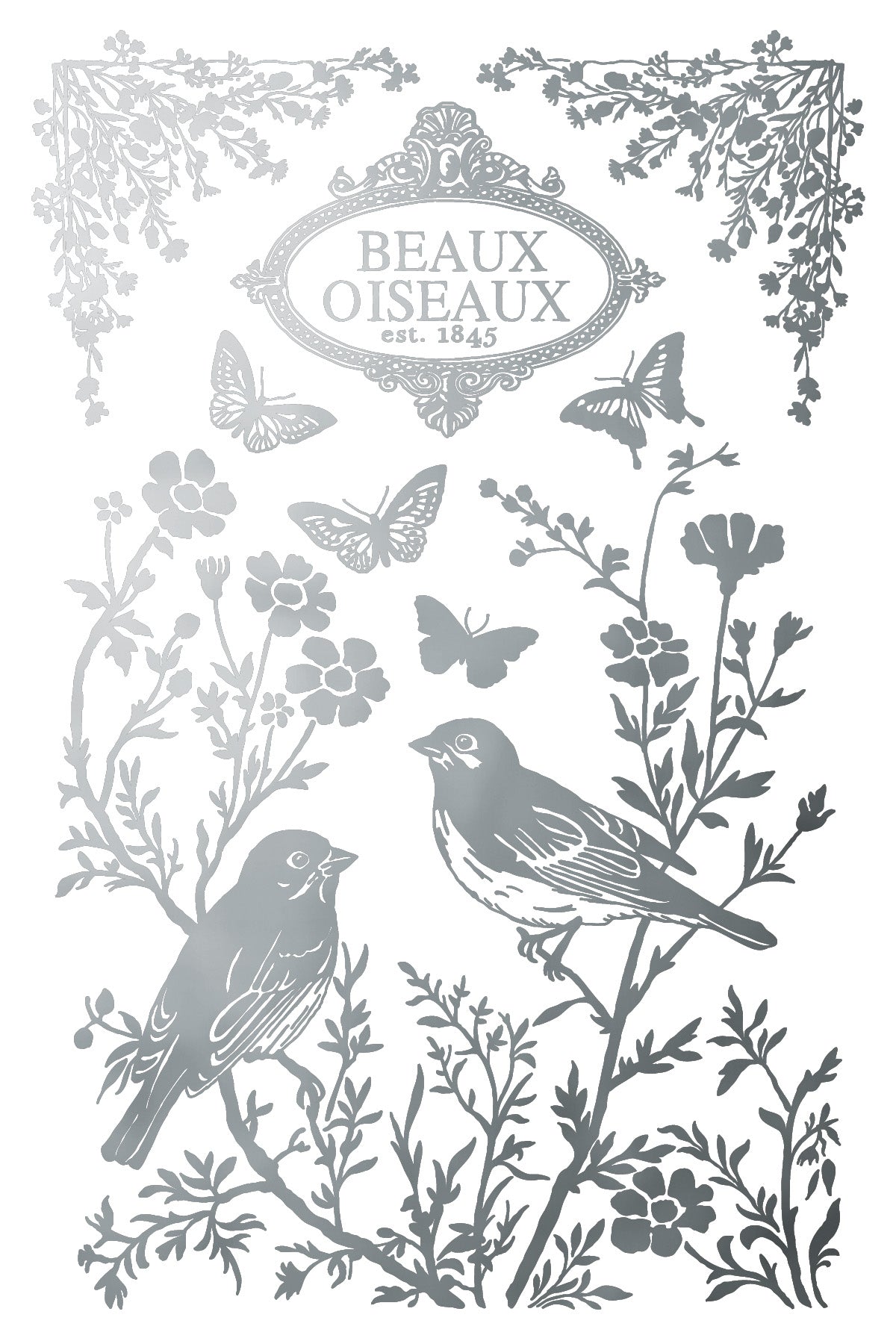 Papillon | Gilded Foil Transfer | IOD Iron Orchid Designs