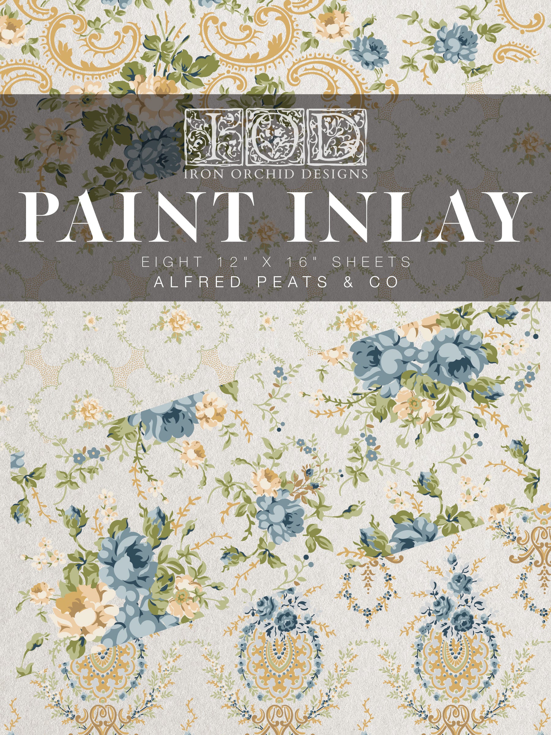 Alfred Peats & Co | Paint Inlay | IOD Iron Orchid Designs