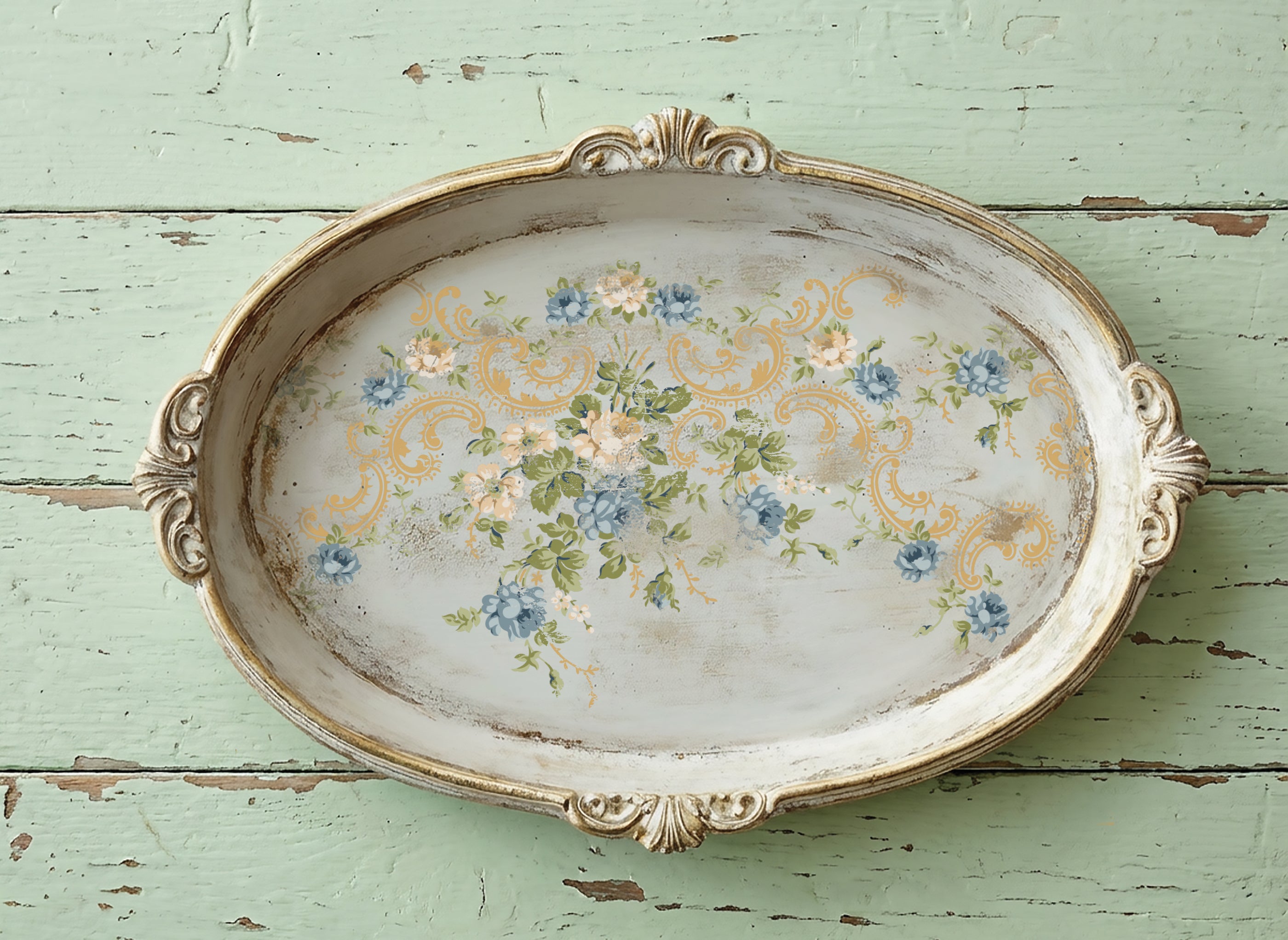 Alfred Peats & Co | Paint Inlay | IOD Iron Orchid Designs