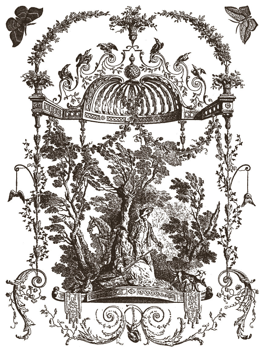 Hameau De La Reine | Paint Inlay | IOD Iron Orchid Designs
