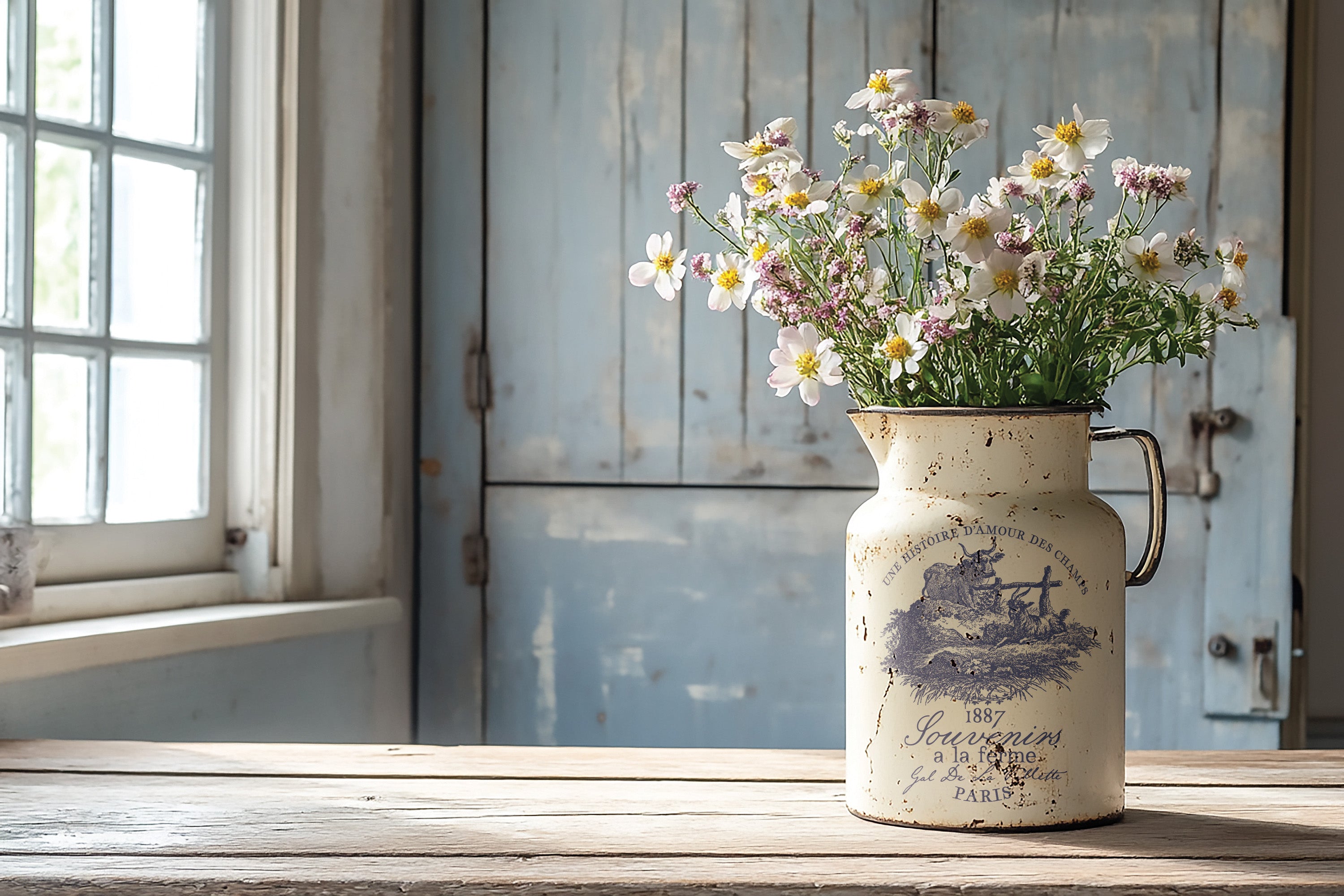 Hameau De La Reine | Paint Inlay | IOD Iron Orchid Designs