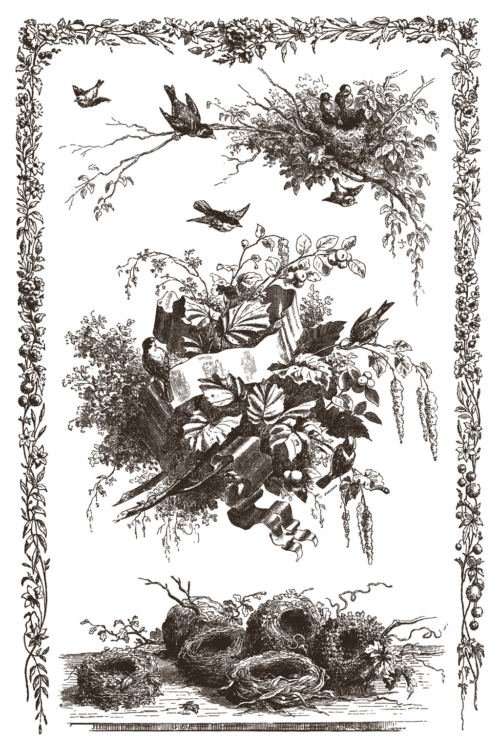 Little Lark | Paint Inlay | IOD Iron Orchid Designs