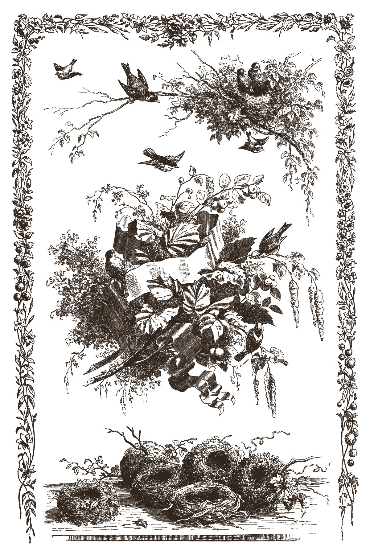 Little Lark | Paint Inlay | IOD Iron Orchid Designs
